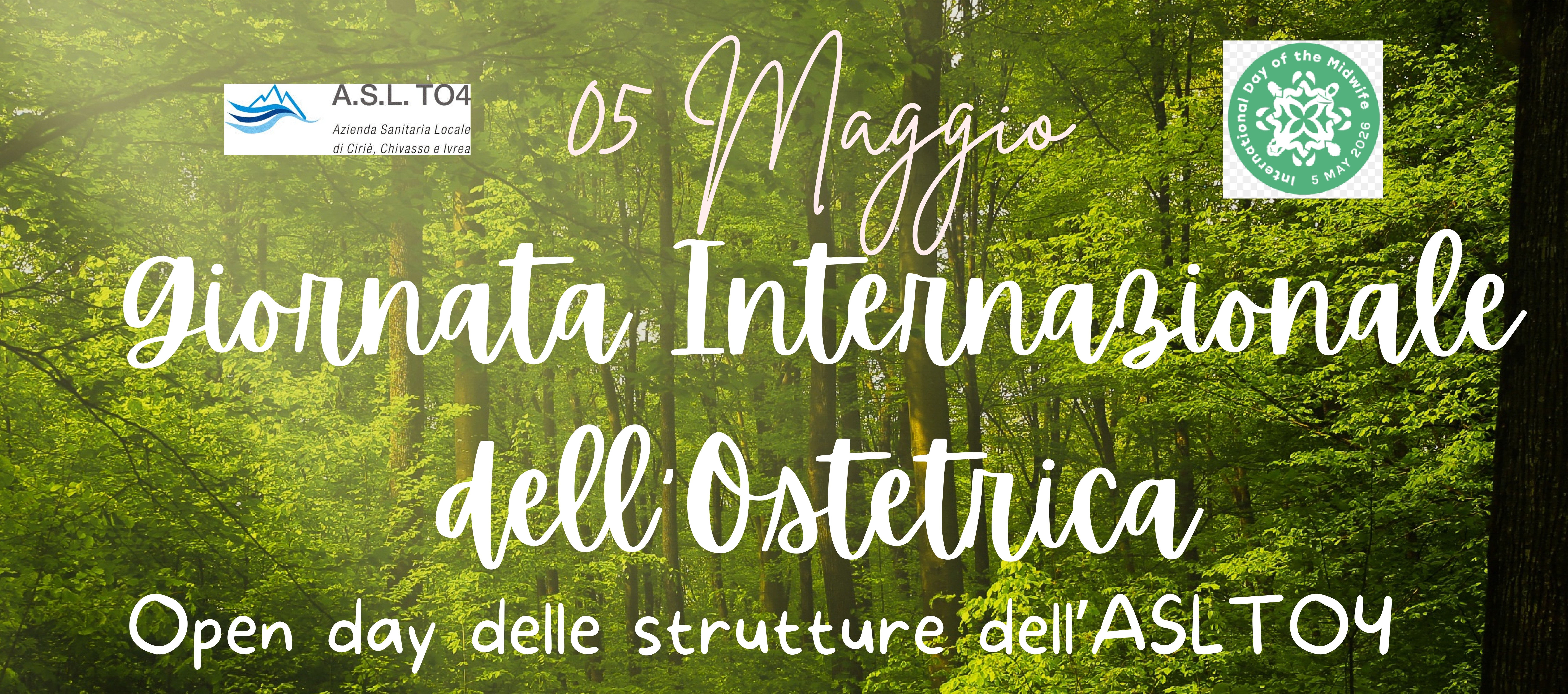 Banner Open Day - Giornata Internazionale Ostetrica 2026