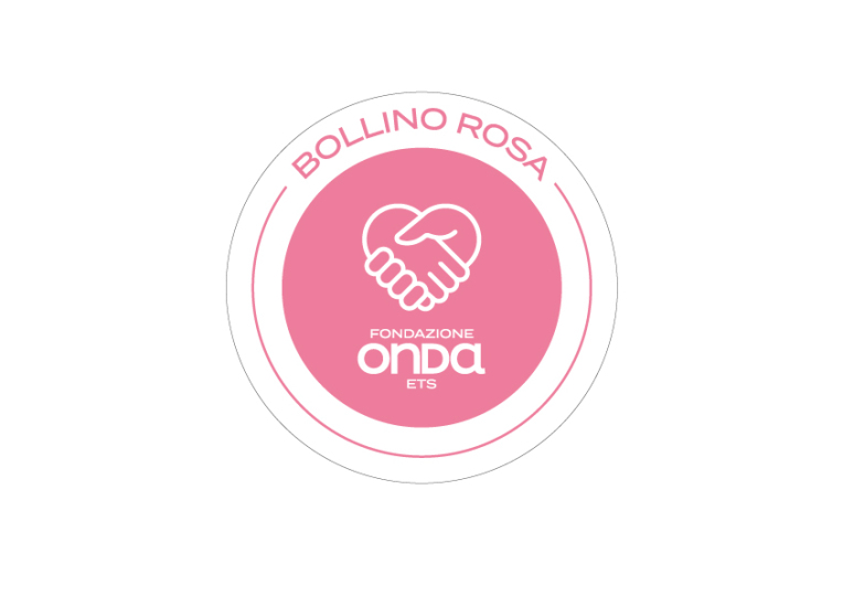 Bollino Rosa outline-100