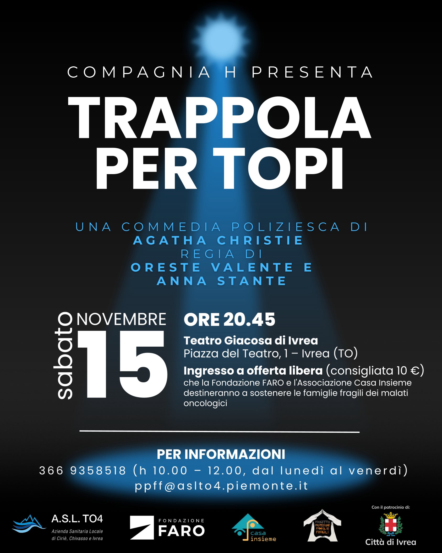 Locandina definitiva Commedia Trappola per Topi - 15-11-2025