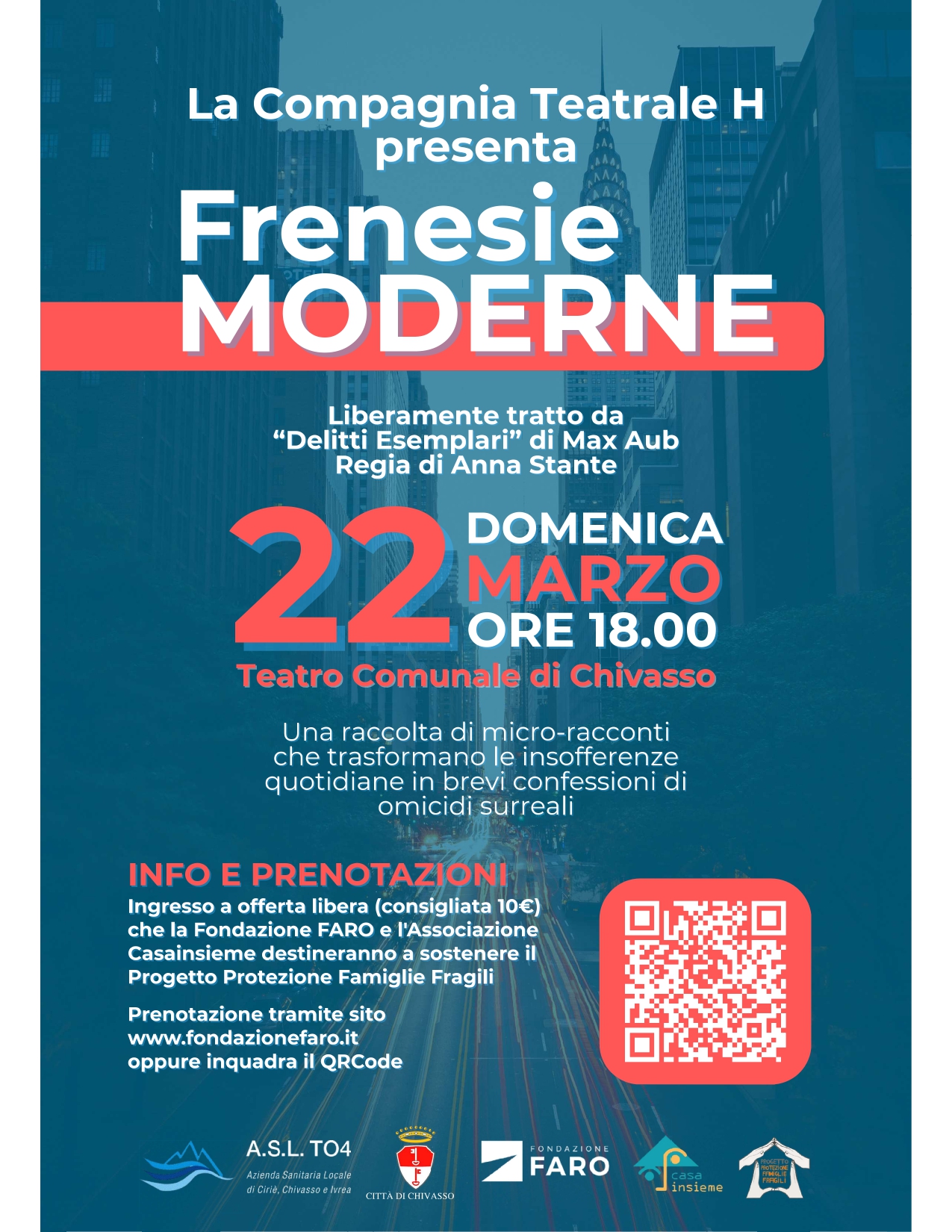 Locandina evento Frenesie Moderne - 22 marzo 2026