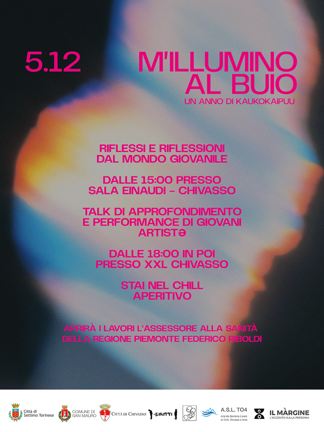 Locandina evento Mi illumino al buio - 01-12-2025