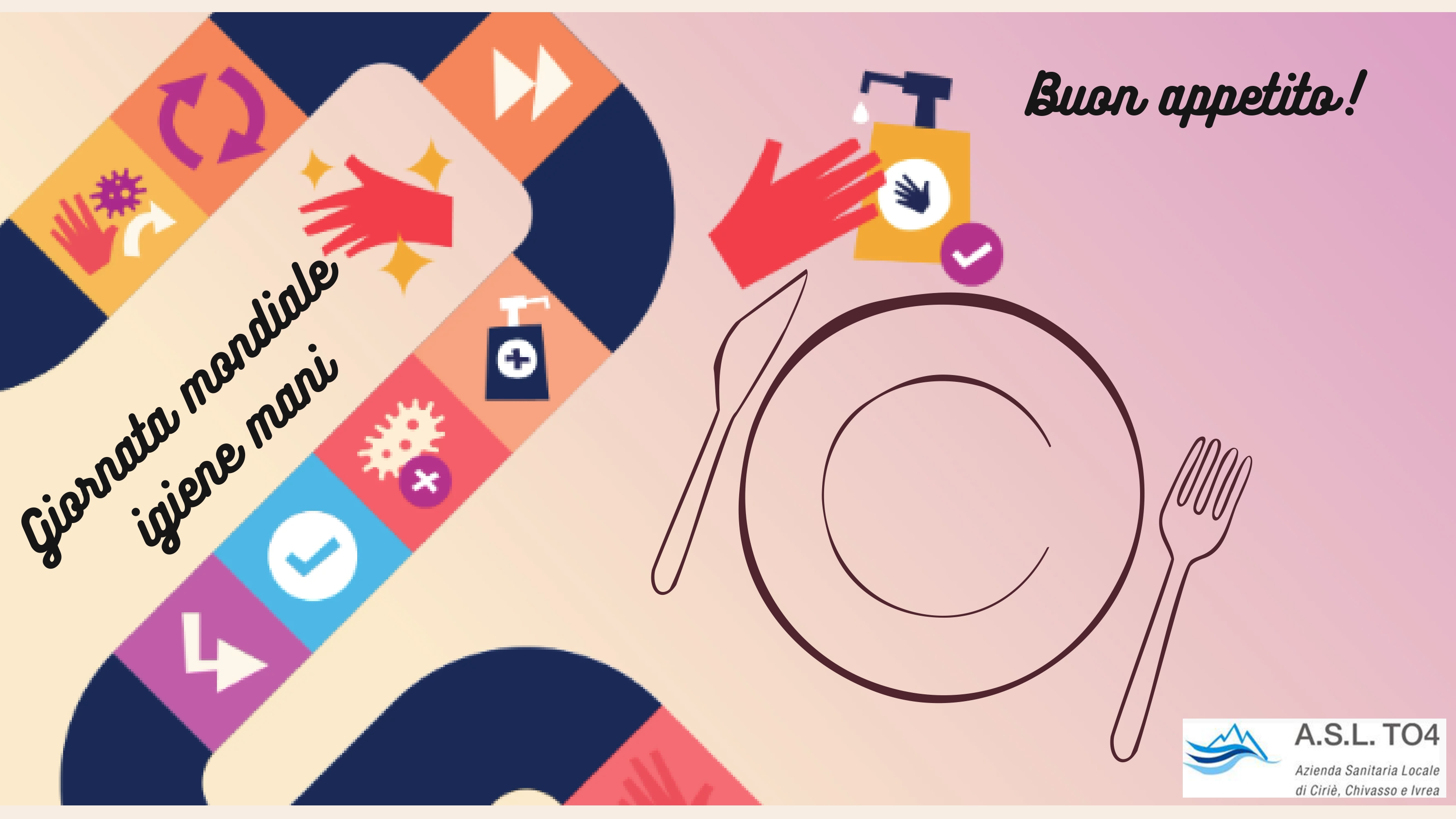 Tovaglietta mense aziendali - Giornata Mondiale Igiene Mani 2026